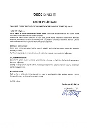 Kalite Politikası